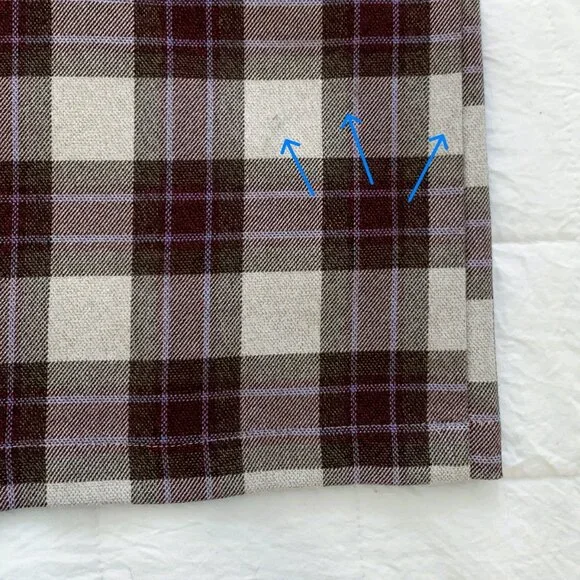 ASOS Plaid Pants Wide Leg Size 6 - Picture 8 of 8